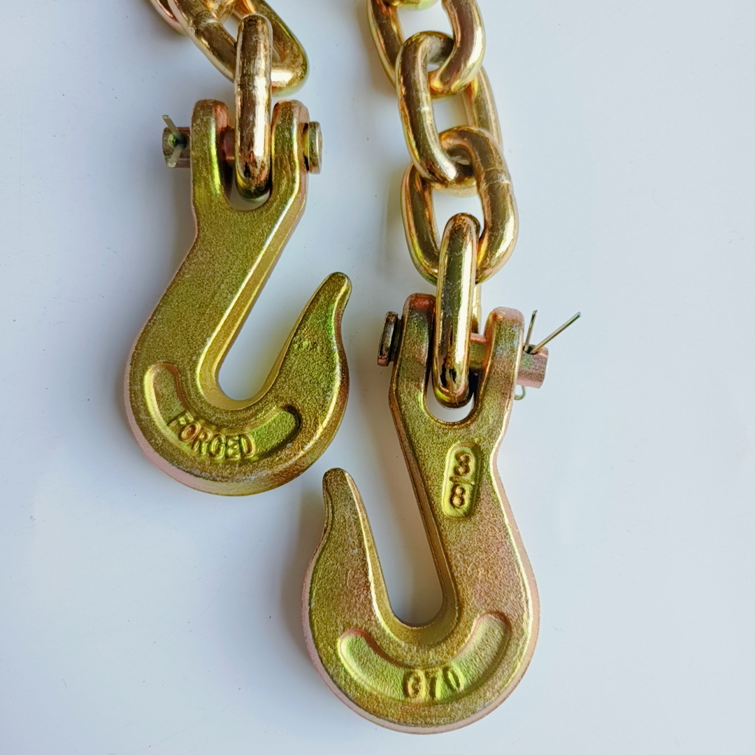 Binder Transport Lashing Chain with 2 Clevis Grab Hooks Binder Transport Lashing Chain with 2 Clevis Grab Hooks