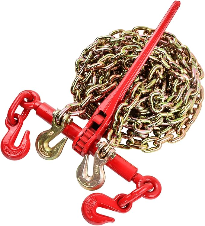 Binder Transport Lashing Chain with 2 Clevis Grab Hooks Binder Transport Lashing Chain with 2 Clevis Grab Hooks