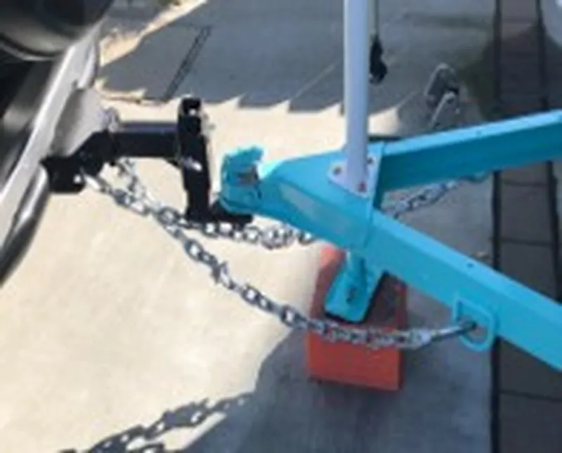 Safety Link Zinc Plate Chain with Clevis Hook and Latch